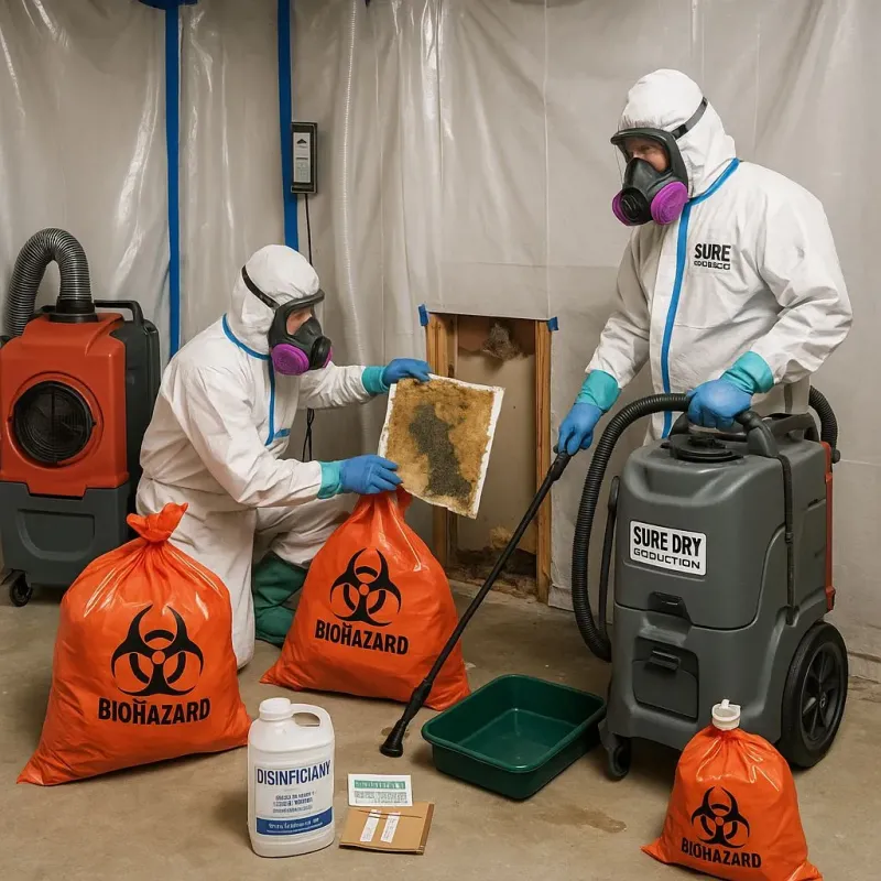 Contaminated Water Handling Protocols process in Landmark, AR